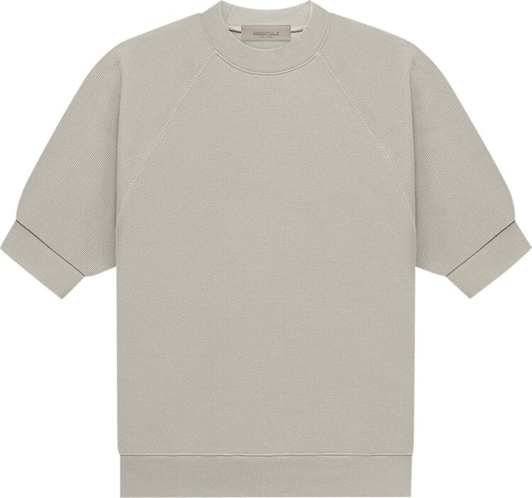 

Футболка Fear of God Essentials Short-Sleeve Waffle Sweatshirt 'Seal', серый