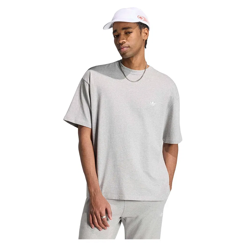 Футболка свободного кроя Trefoil Essentials Adidas Originals, серый