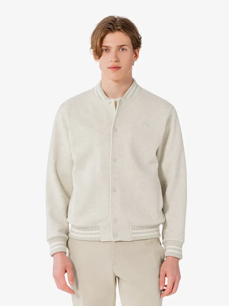 Куртка текстурированная стадиум LACOSTE, Beige — фото 4