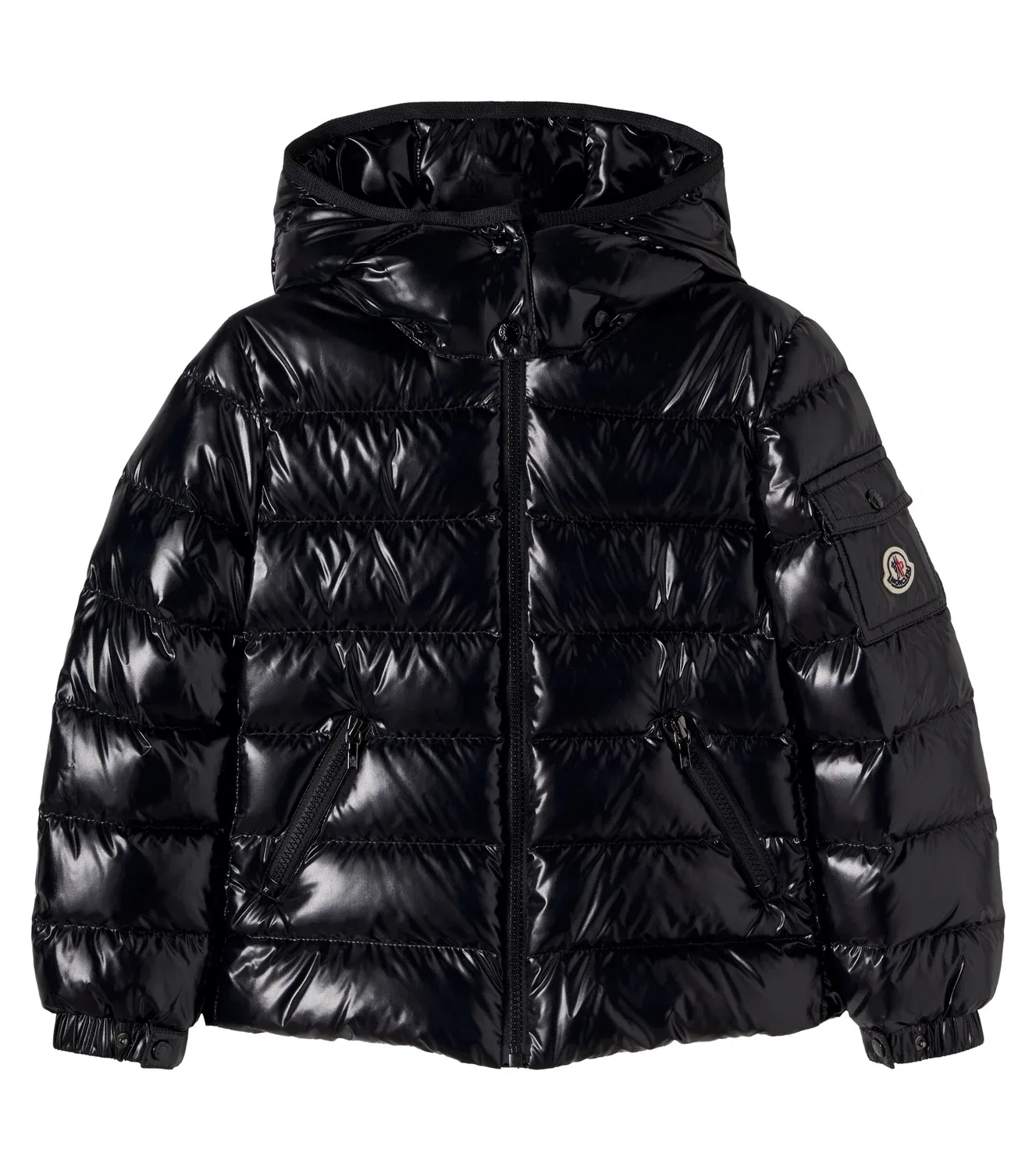 Легкая куртка с капюшоном Bady Moncler Enfant, черный