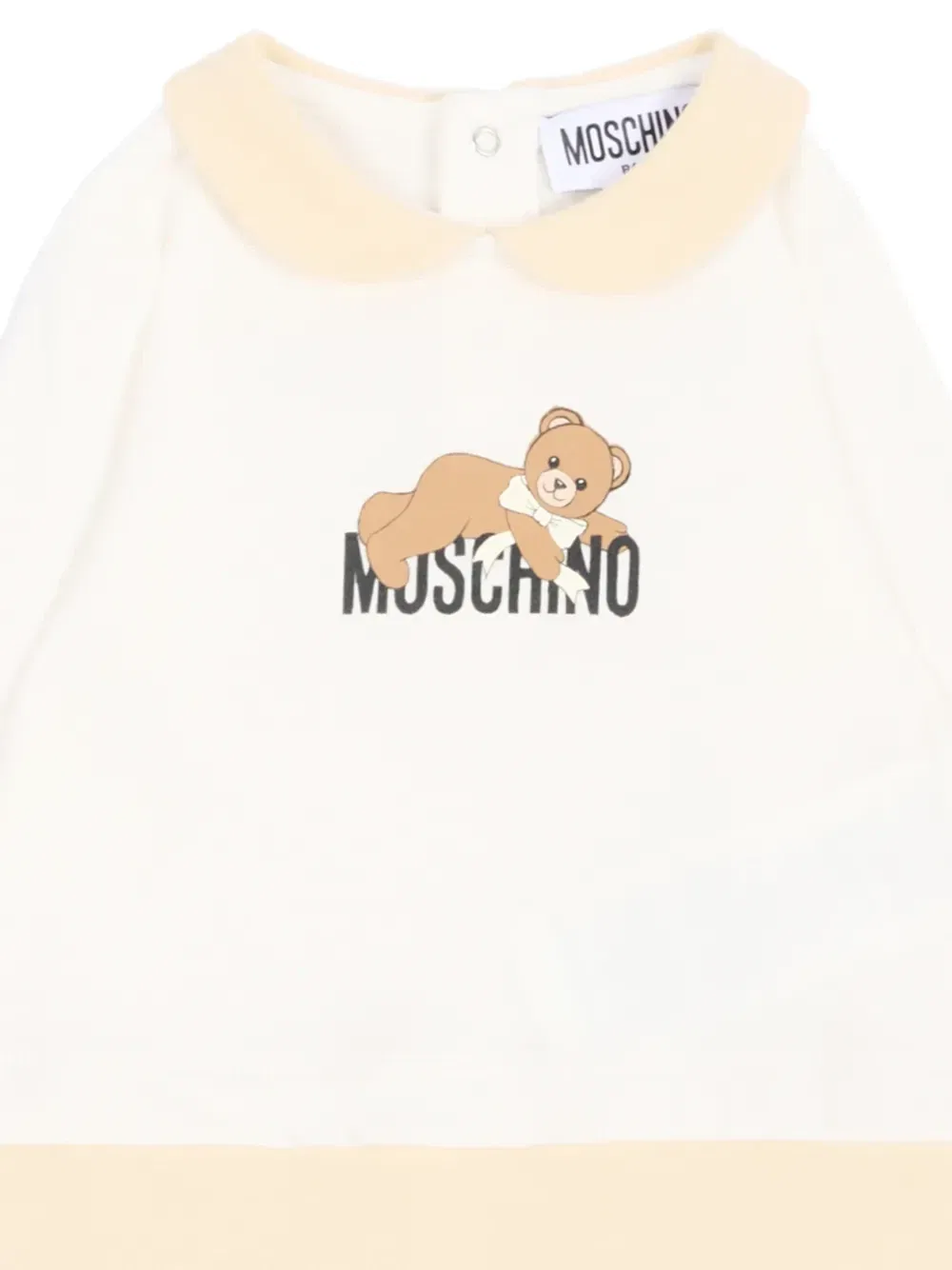 Пижама Teddy Bear с принтом Moschino Kids, белый — фото 3