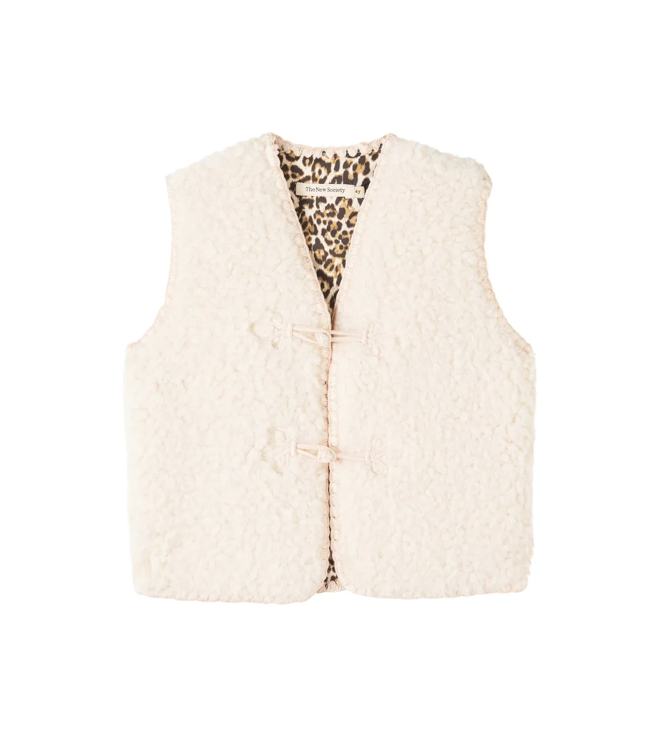 Жилет teddy The New Society, Moonlight White