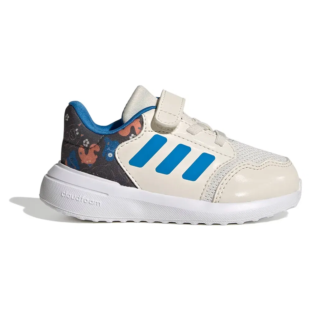 Детские кроссовки для девочек с липучками Tensaur Run 3.0 Adidas, Beige