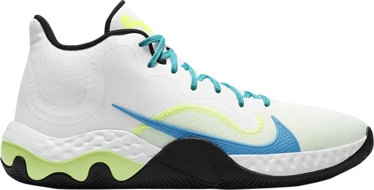 

Кроссовки Nike Renew Elevate 'White Volt Light Blue Fury', белый, Белый;серый, Кроссовки Nike Renew Elevate 'White Volt Light Blue Fury', белый