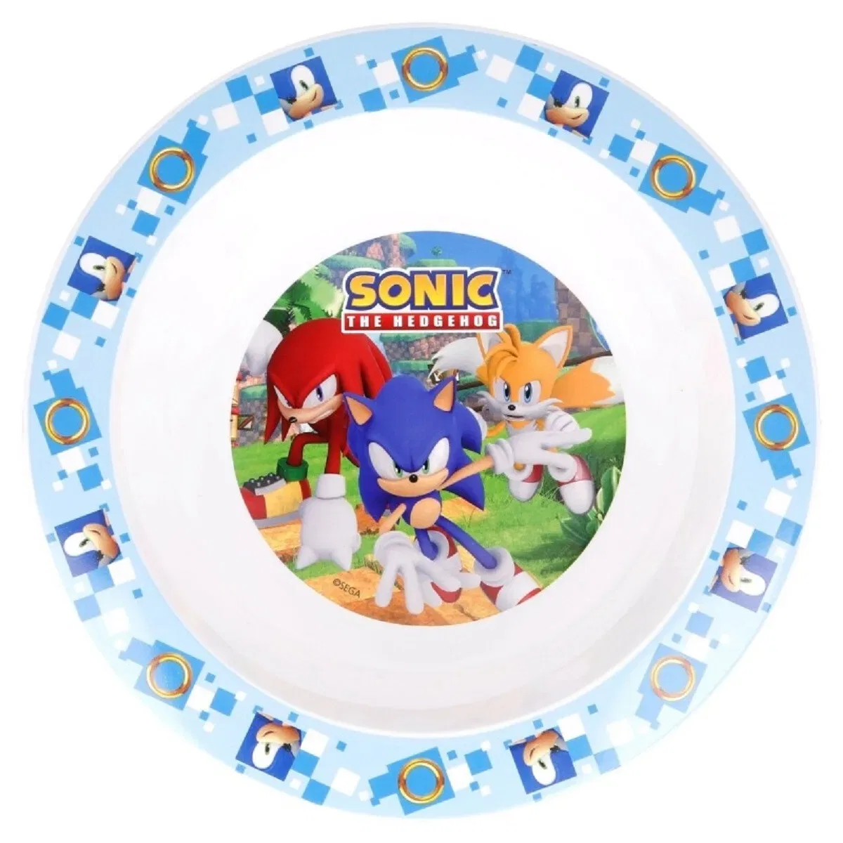 Детская тарелка Sonic the Hedgehog синяя Cofi 1453, синий — фото 2
