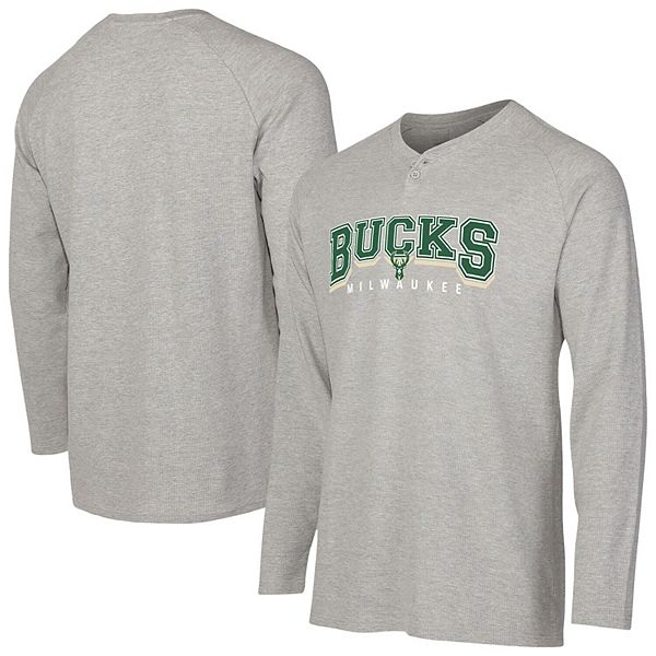 

Мужская серая толстовка henley с длинным рукавом milwaukee bucks hawthorn thermal knit Unbranded, Серый, Мужская серая толстовка henley с длинным рукавом milwaukee bucks hawthorn thermal knit Unbranded