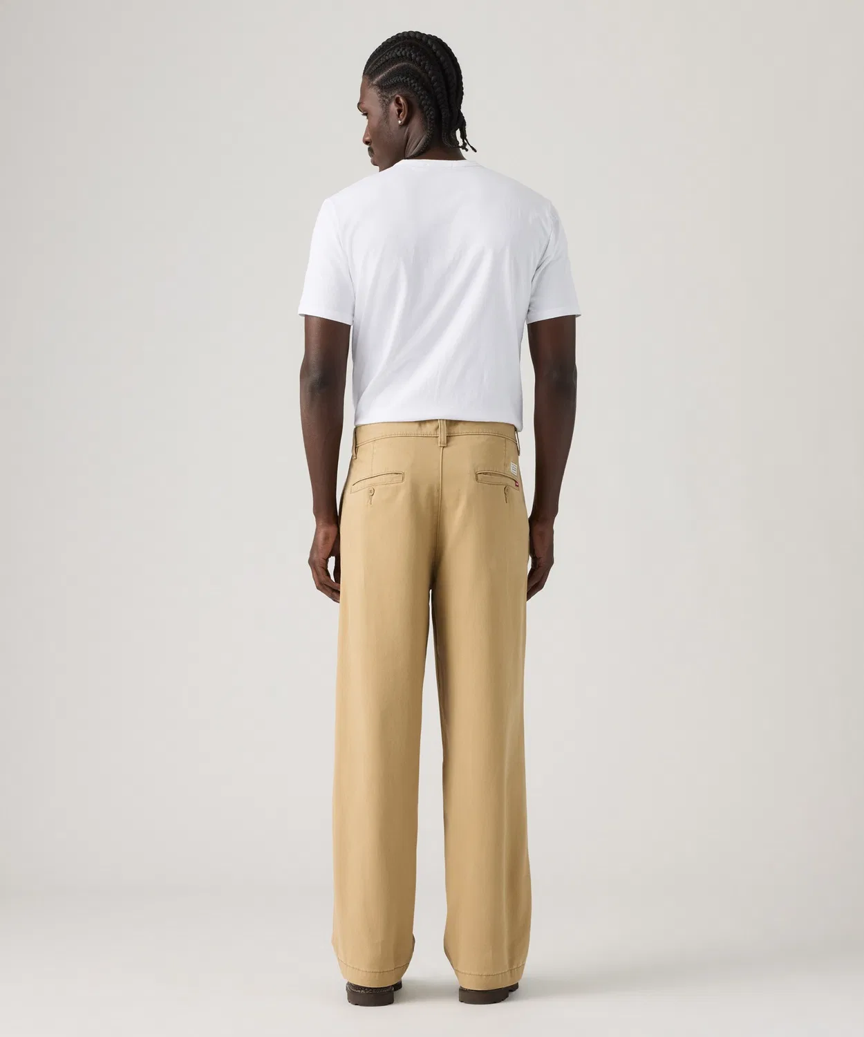 Мужские чиносы свободного кроя с защипами XX CHINO Baggy Pleats Levi's, Beige — фото 4