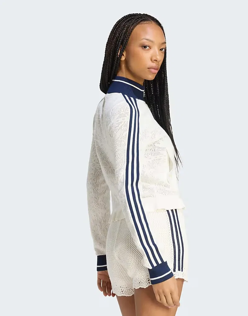 Спортивный топ Sports TT W Adidas Originals, Off White Night Indigo — фото 2