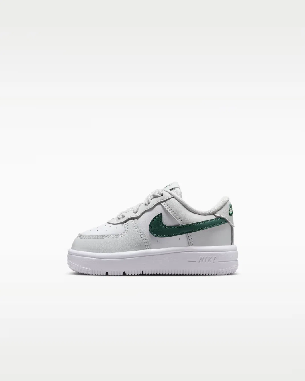 Детская/подростковая обувь Nike Force 1 Low, Photon Dust/Fir/Gum Medium Brown/White