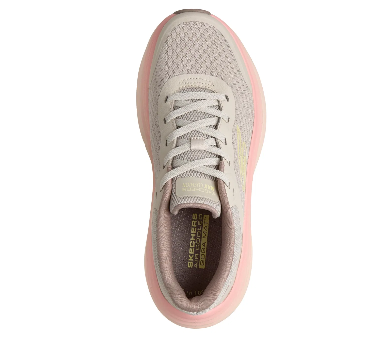 Детские кроссовки для девочек с максимальной амортизацией Max Cushioning Endeavour Canova Skechers, Beige Multicoloured — фото 3