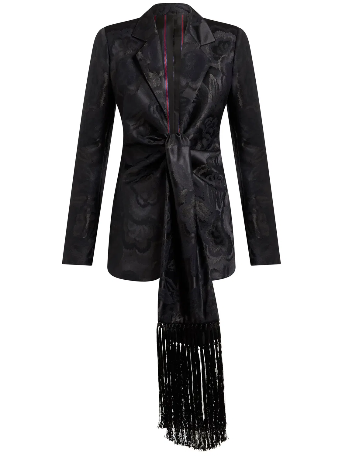 Пиджак с жаккардовым узором ETRO, черный