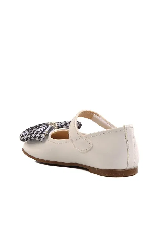 Детские балетки для девочек с принтом Rocky 180 B Walkway, White Patent Leather — фото 4