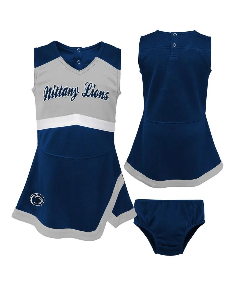 Комплект из платья-трапеции и шорт для девочки Penn State Nittany Lions Cheer Captain Outerstuff, Navy