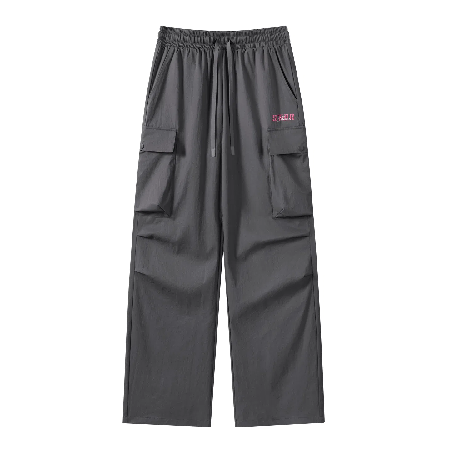 Детские унисекс штаны карго с утилитарным стилем MINISO, Dark Gray