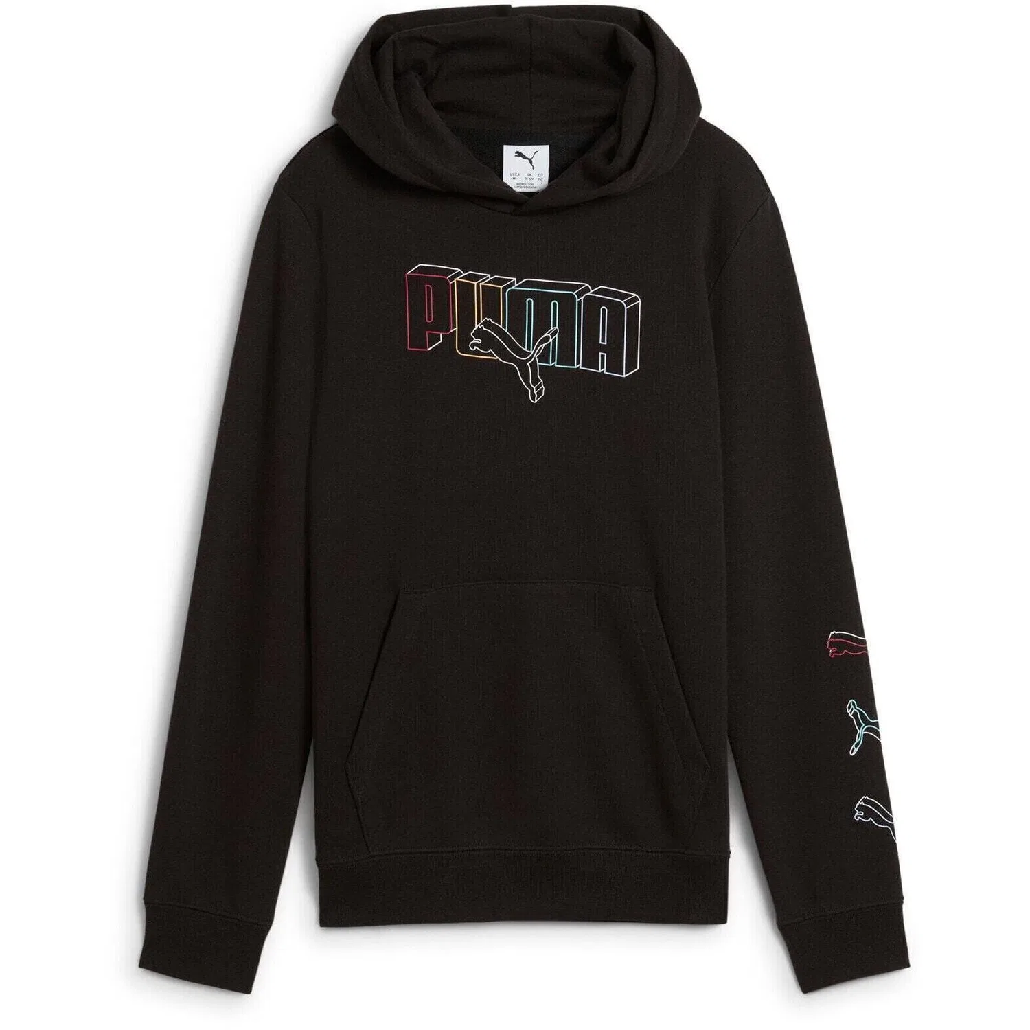 Детское худи с капюшоном Puma Ess Logo Lab Execution Hoodie Tr B, Schwarz