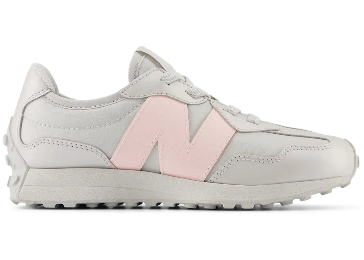 Детские кроссовки с повседневным стилем New Balance 327, Grey Matter Shell Pink