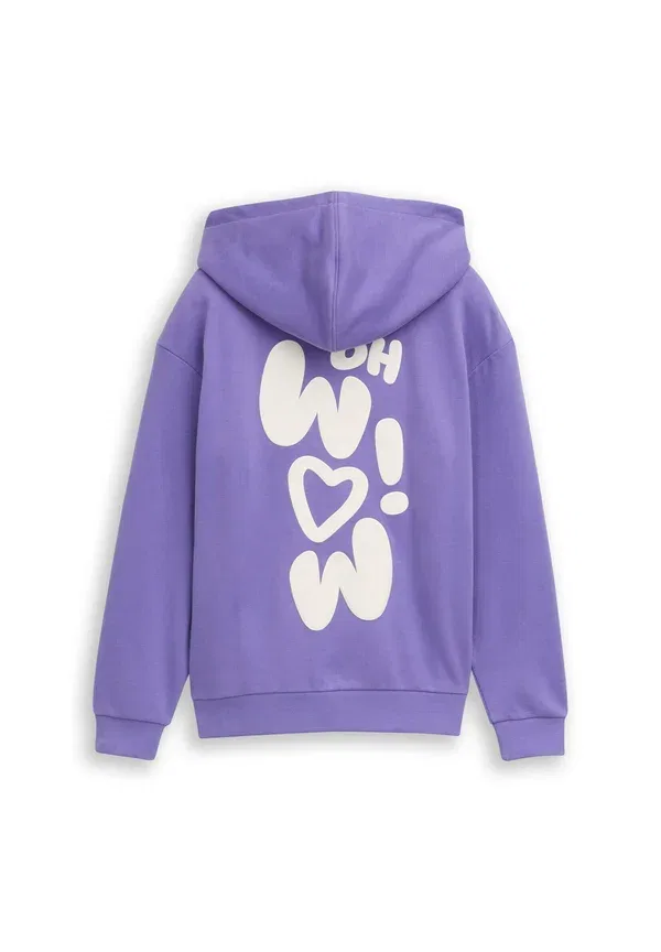 Худи с принтом, хлопок 70%, полиэстер 30%, Hoodie, Tom Tailor, vervain lilac, сиреневый — фото 2