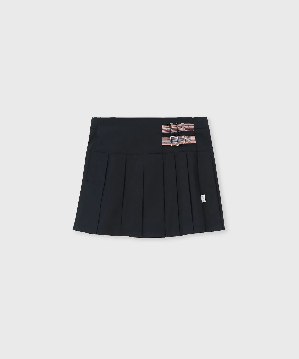 Детская юбка для девочек с плиссировкой Paul Smith JUNIOR, Черный