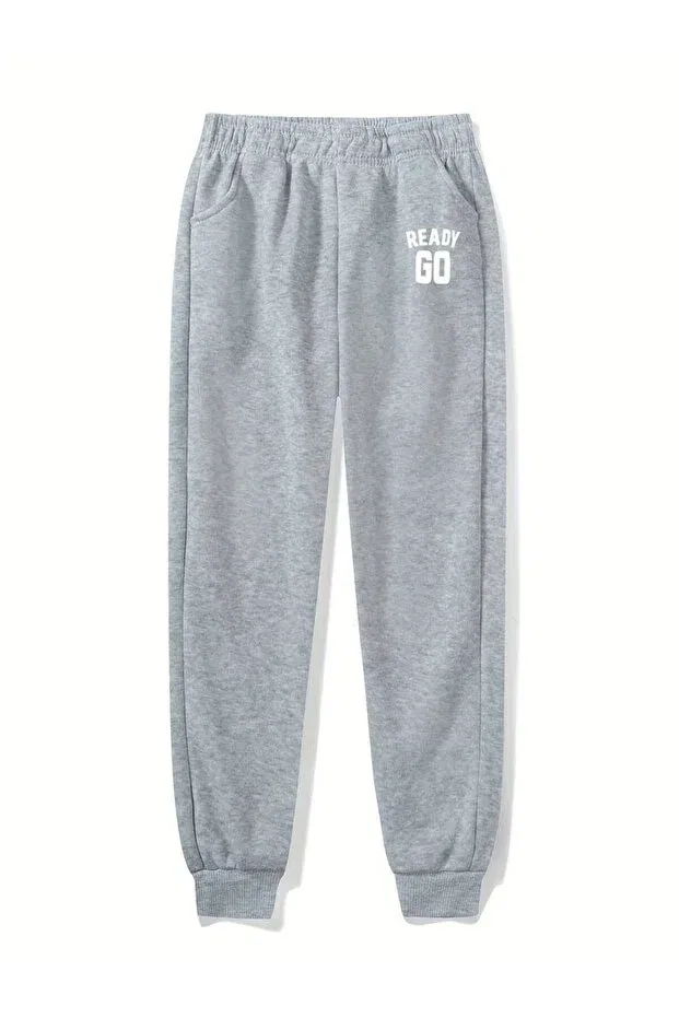 Детские спортивные штаны для девочек с принтом Daxis Sportwear Company, Gray