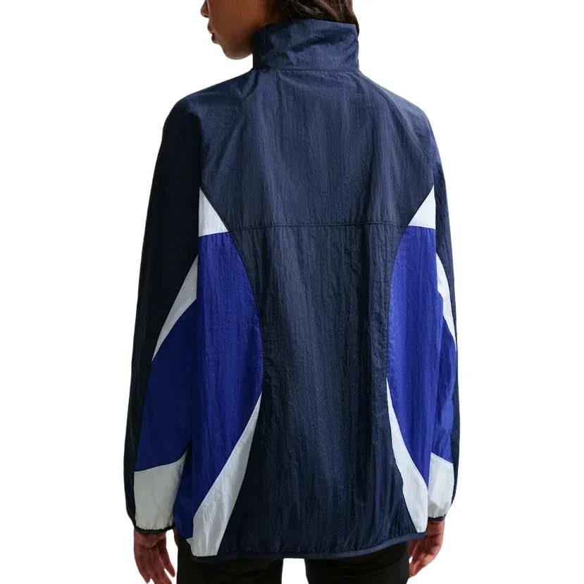 Женская куртка оверсайз с длинным рукавом Nike Sportswear Oversized Track Jacket, темно-синий — фото 2