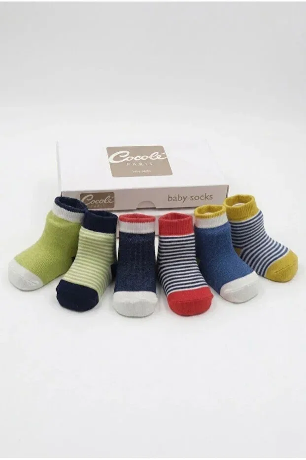Детские носки с полосками Cocole Socks, Multicolor — фото 2