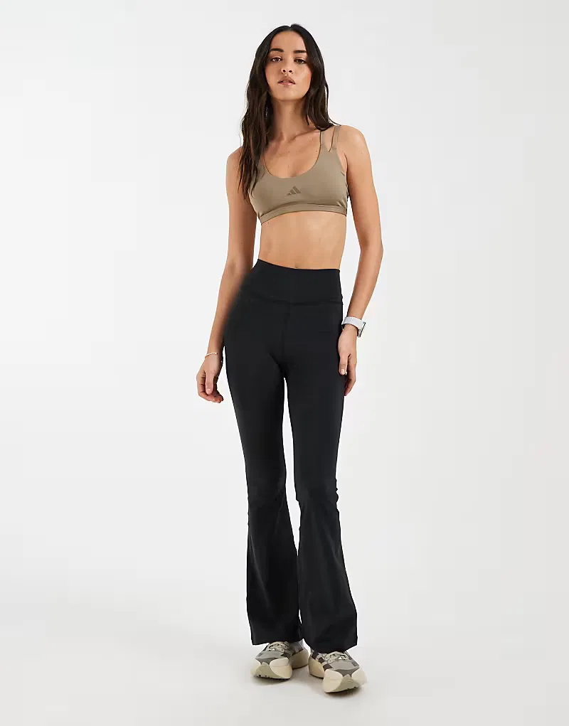 Леггинсы Adidas Performance All me essentials Flare, черный/черные — фото 2