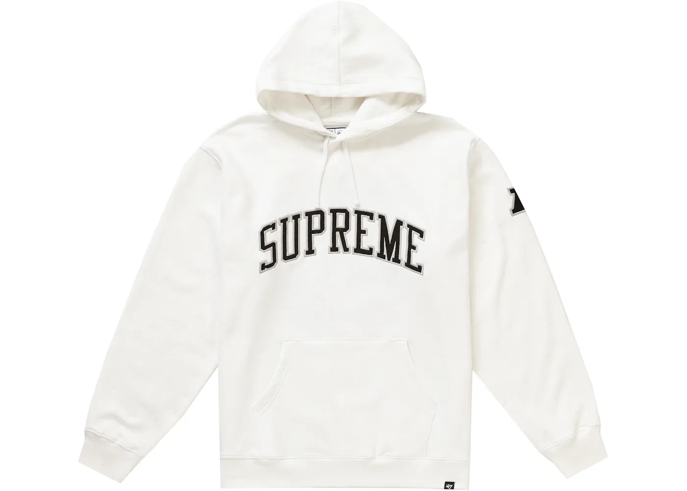 Мужская худи с принтом Supreme NFL x Raiders '47 Hooded Sweatshirt Supreme, White