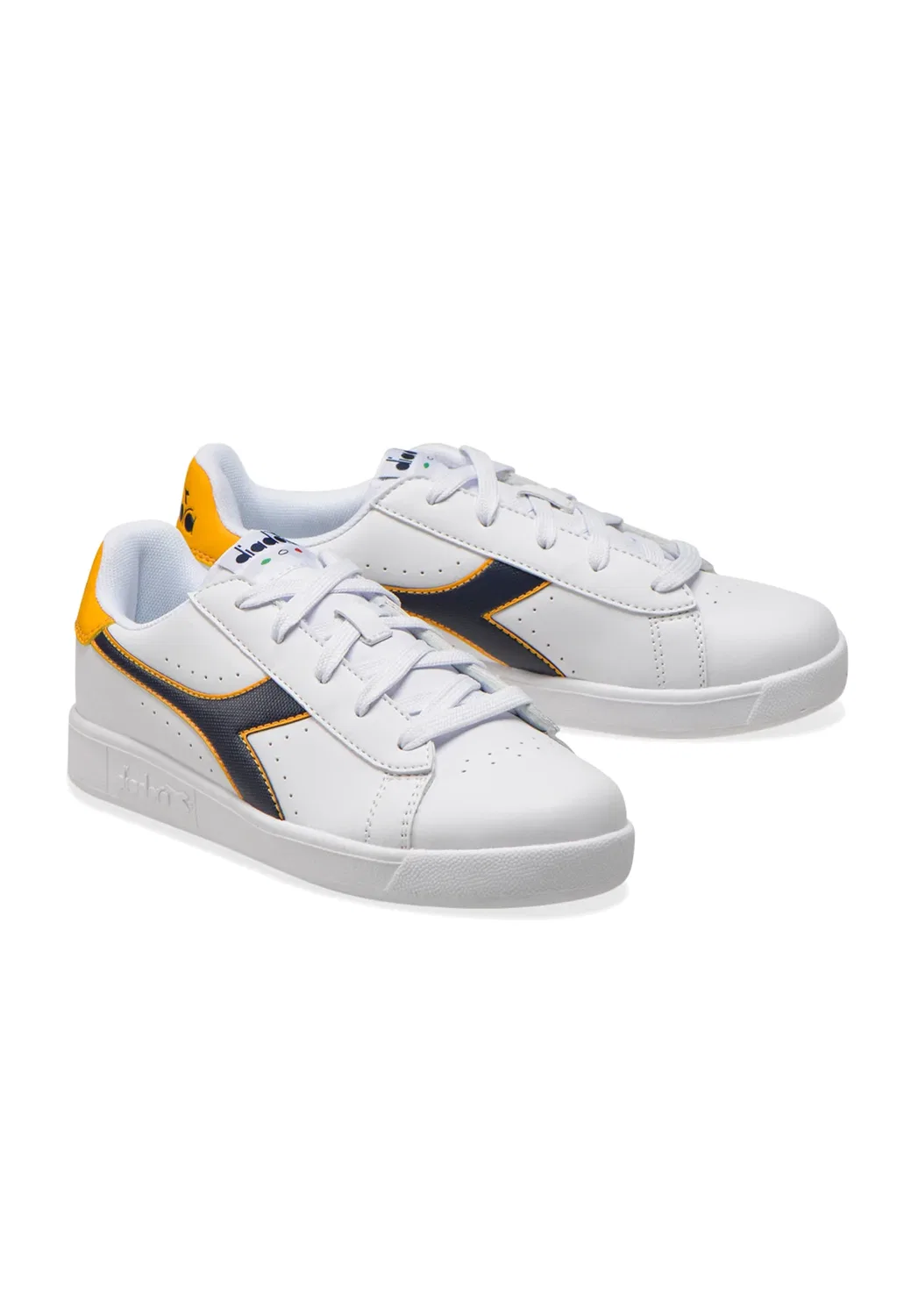 Game p gs - тренеры Diadora, White-Black Iris-Gold Fusion — фото 2