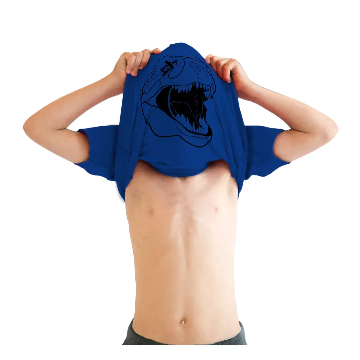 Детская футболка с принтом Ask Me About My Trex Crazy Dog T-Shirts, Inc., Blue