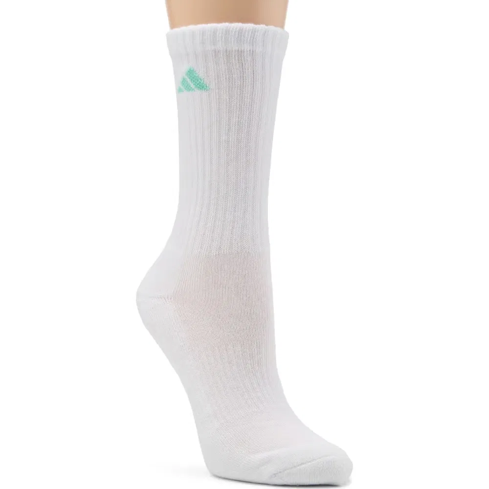 Женские спортивные амортизирующие носки комплект из 6 пар Adidas, White Assorted — фото 3