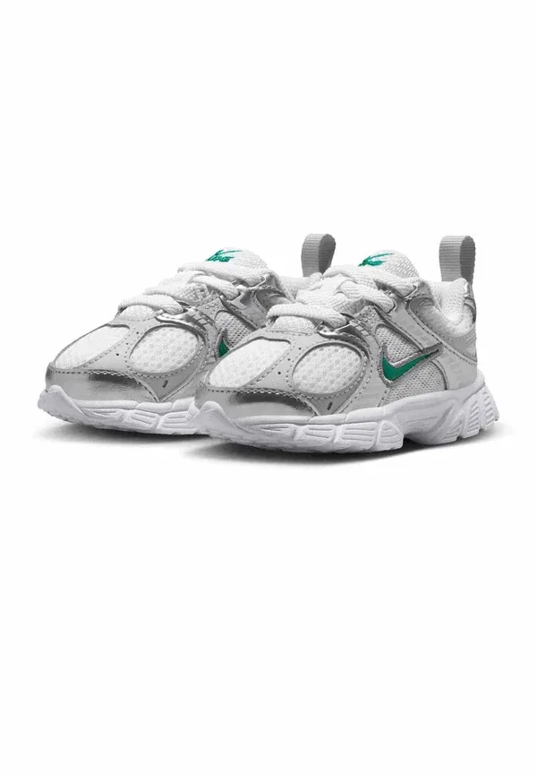 Кроссовки Mesh Nike Sportswear white, vast grey, metallic silver, malachite, белый/серый — фото 2