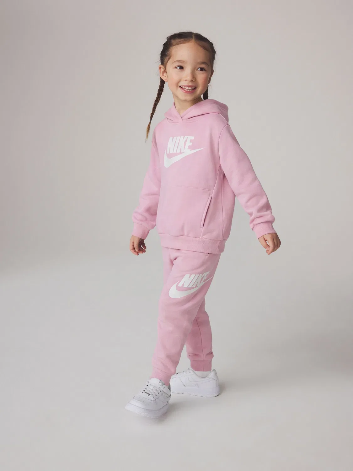 Костюм спортивный из флиса Club Nike, розовый