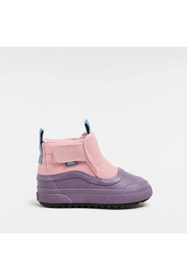 Детские ботинки для девочек утепленные Slip-On Hi Terrain V Insulated Baby Boots Vans, Multicolor