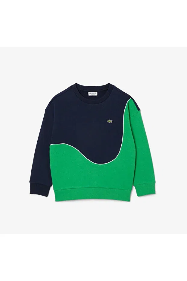 Детское для девочек свитшот с длинным рукавом Lacoste, Nzi-Green