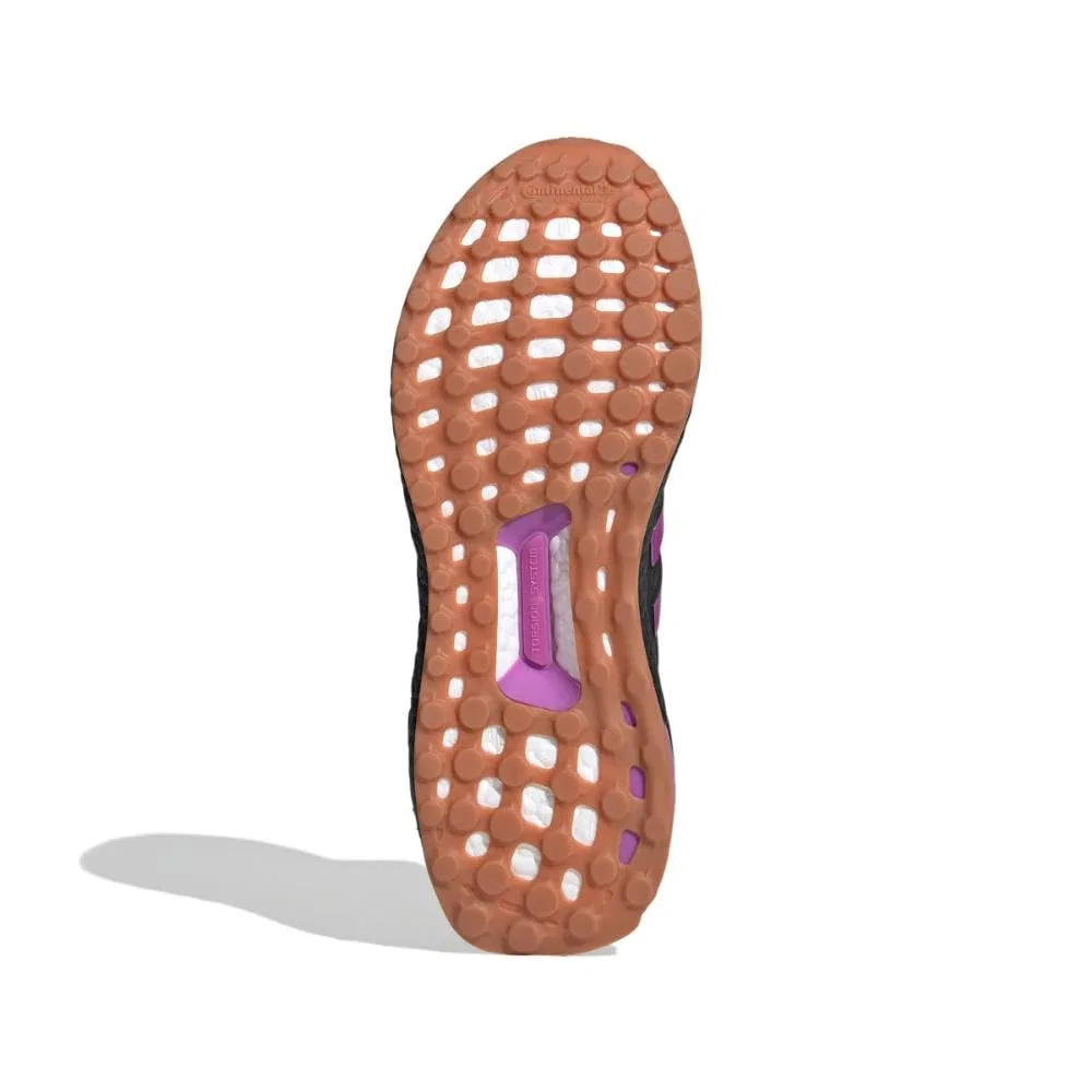 Детские кроссовки без шнурков Ultraboost 1.0 Adidas, Hot Sandstone Burst Purple Black — фото 2