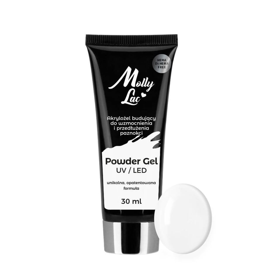 

Пудра-гель, акриловый конструктор Hema/di-Hema free French White № 02, 30 мл MolLylac