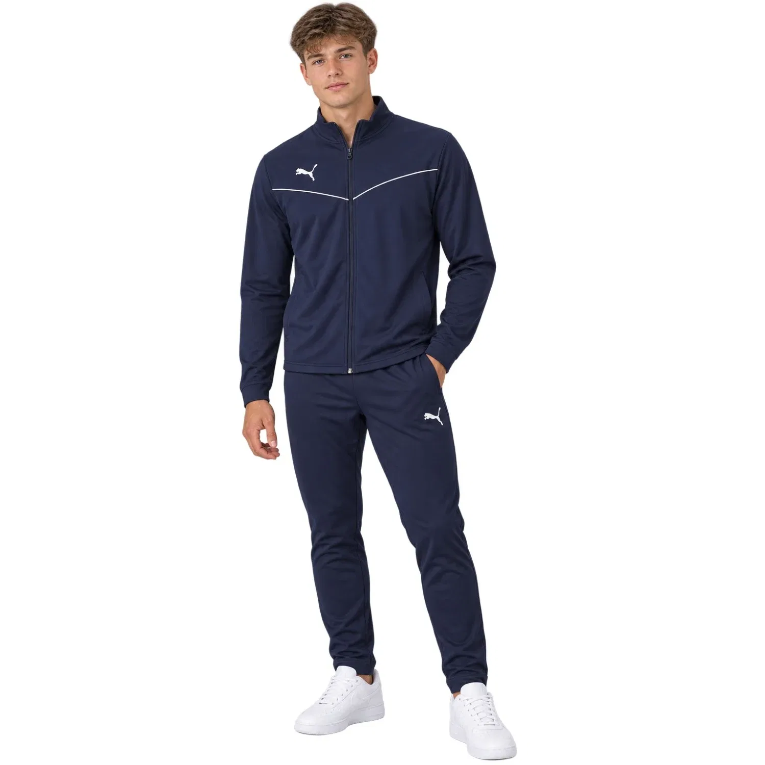 Спортивный костюм для детей Puma, темно-синий — фото 2