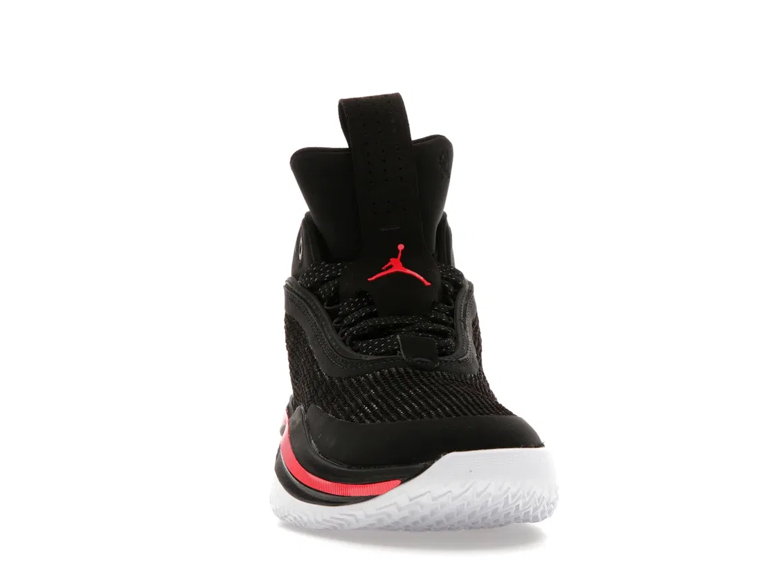 Детские кроссовки для мальчиков с длинным шнурком Jordan 36 Jordan, Black/Infrared 23/White — фото 2