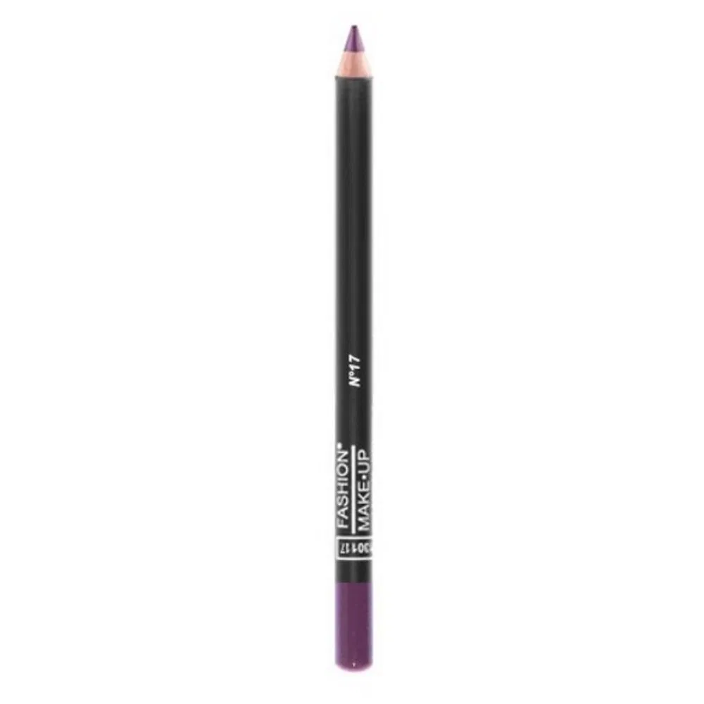 Карандаш для губ деревянный, FASHION MAKE UP, №17 Colombin, 19 см