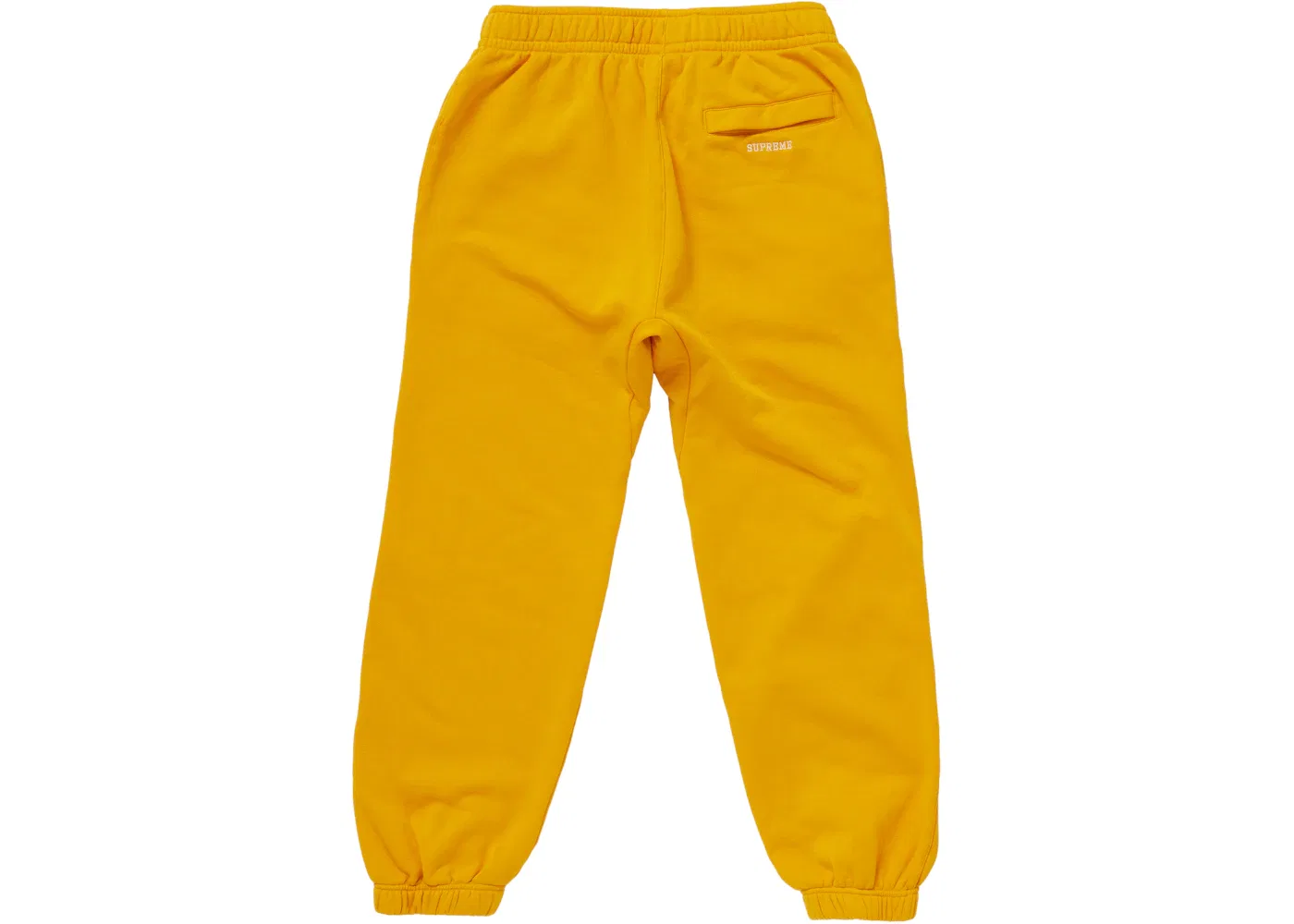 Мужские спортивные штаны с принтом Sweatpant Supreme, Mustard — фото 2
