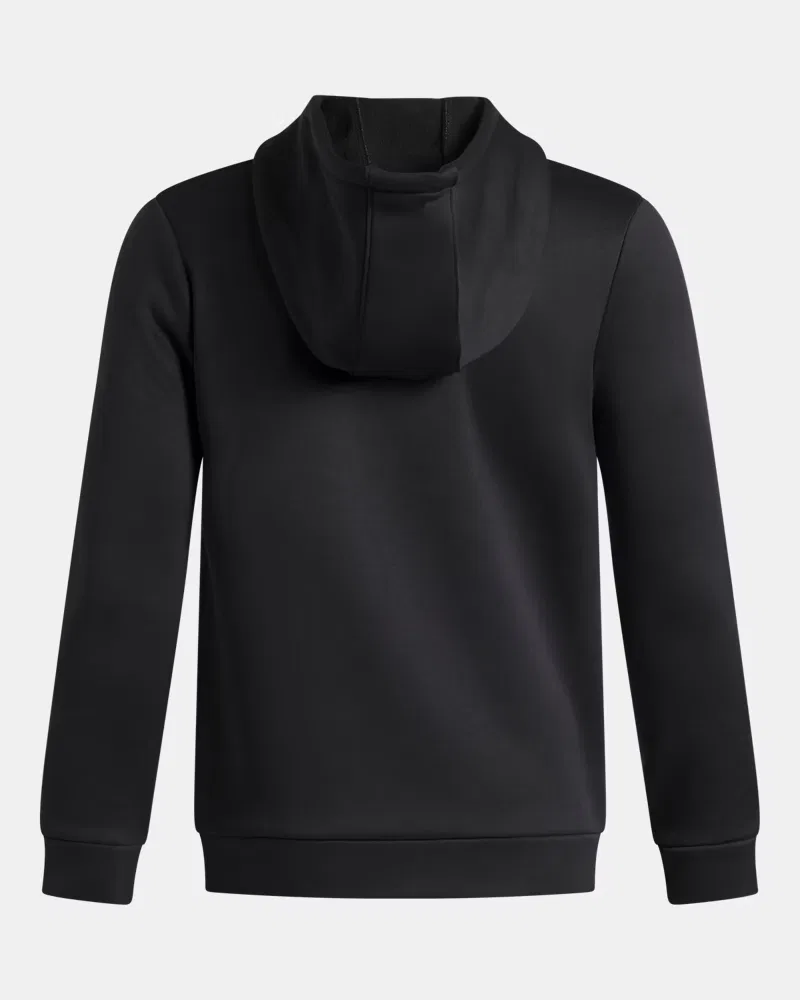 Худи на молнии детское с карманами Armour Fleece UnderArmour, Gray — фото 2