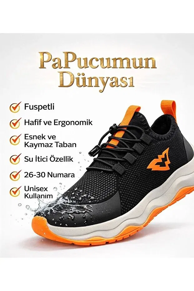 Детские спортивные кроссовки для девочек водонепроницаемые Papucumun Dünyasi, Orange