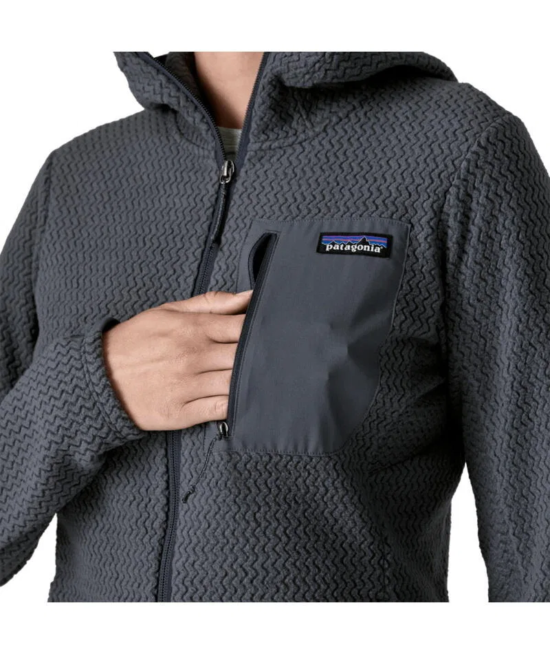 Женское флисовое худи с полной застежкой-молнией R1 Air Patagonia, Smolder Blue — фото 4