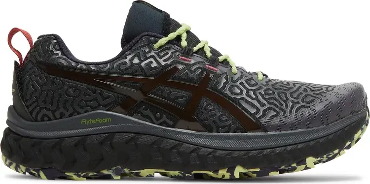 

Кроссовки brain dead x trabuco max 'chaos slime' Asics, черный