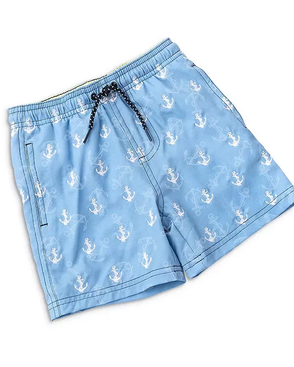 Детские плавки для мальчиков с водным принтом H2O Appear Embroidered Anchor Icon Shade Critters, синий — фото 4
