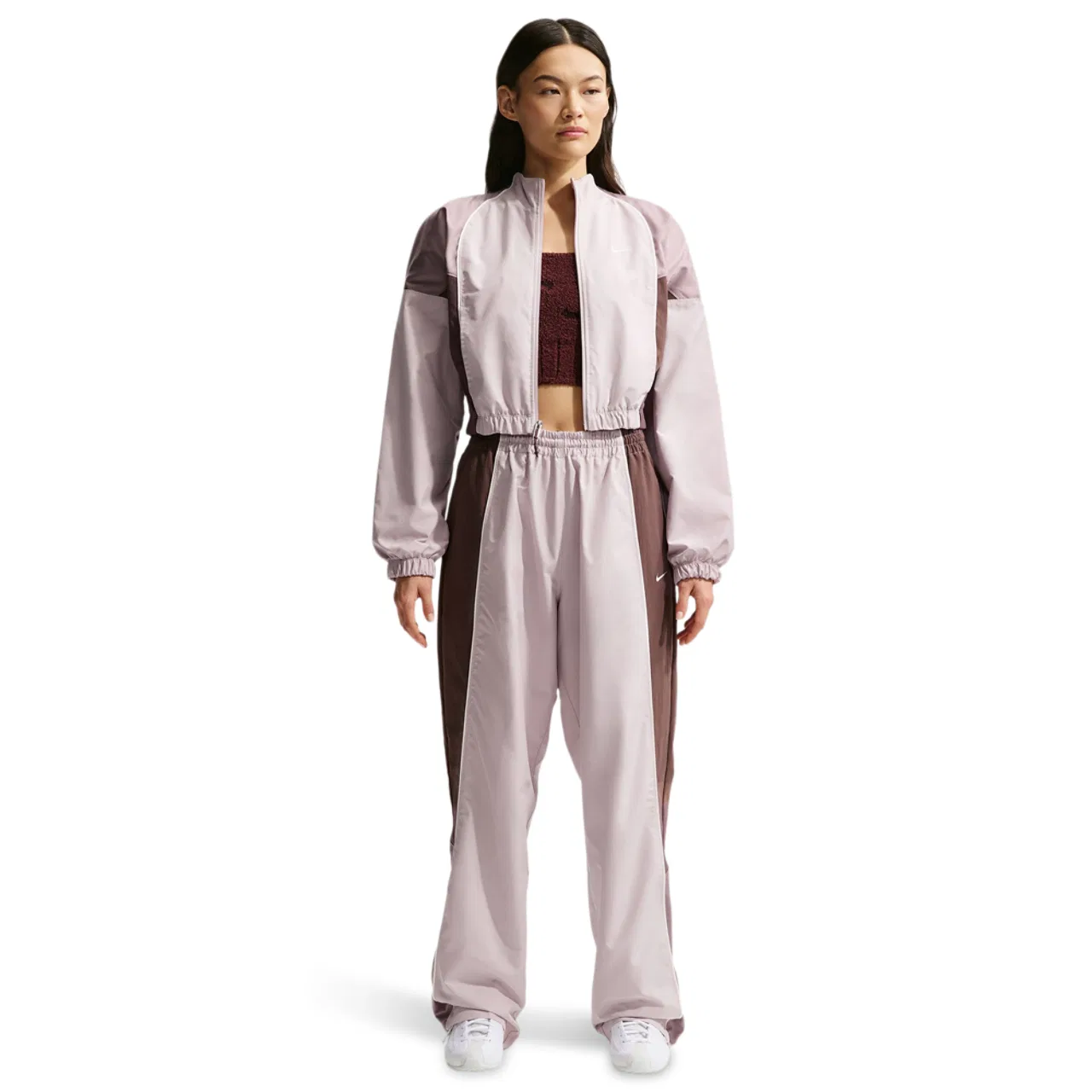 Женская куртка Shrunken Track Jacket Mod Nike, цвет Platinum Violet/Light Violet Ore