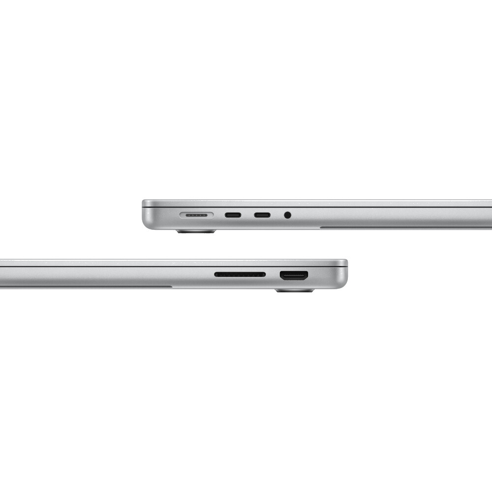 Ноутбук Apple MacBook Pro 14 M3 (2023), 8 ГБ/1 ТБ, 8 CPU/10 GPU, английская клавиатура, Silver — фото 3