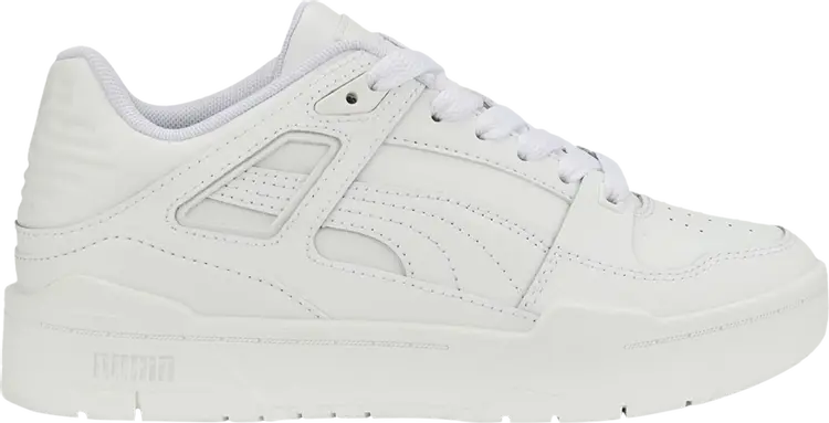

Кроссовки Puma Slipstream Leather Jr Triple White, белый
