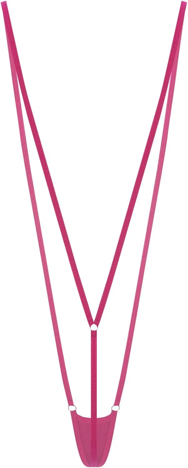 Женский слитный купальник с вырезами Generic, Hot Pink