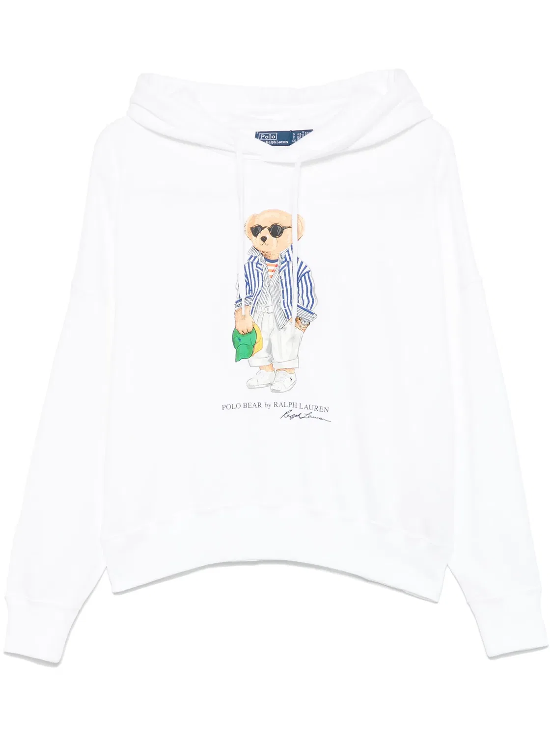 Polo Ralph Lauren Худи с принтом медвежонка, белое
